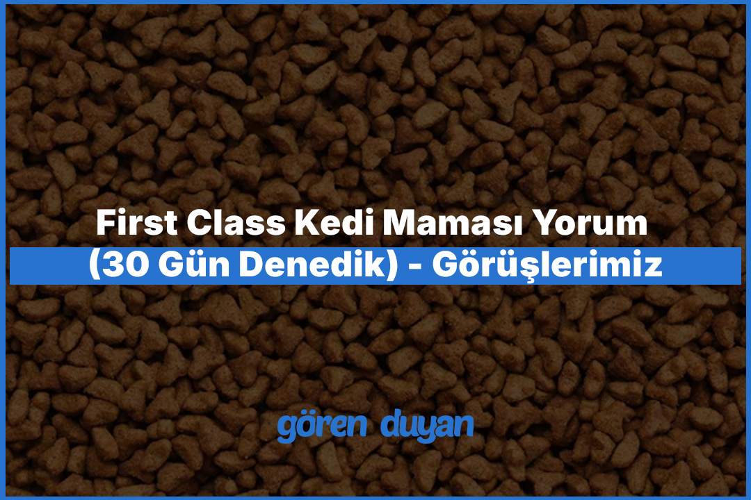 First Class Kedi Maması Yorum (30 Gün Denedik) - Görüşlerimiz