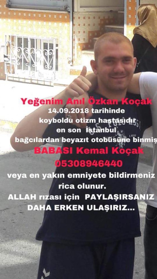 Istanbul bağcılarda kuzenim kayboldu