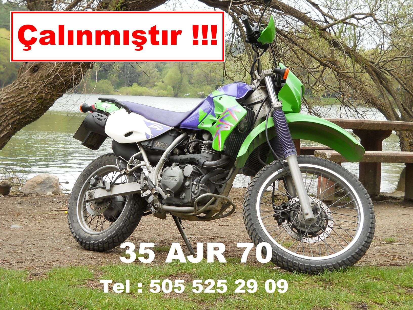 Çalıntı Motor : Kawasaki KLR-650 - 35 AJR 70