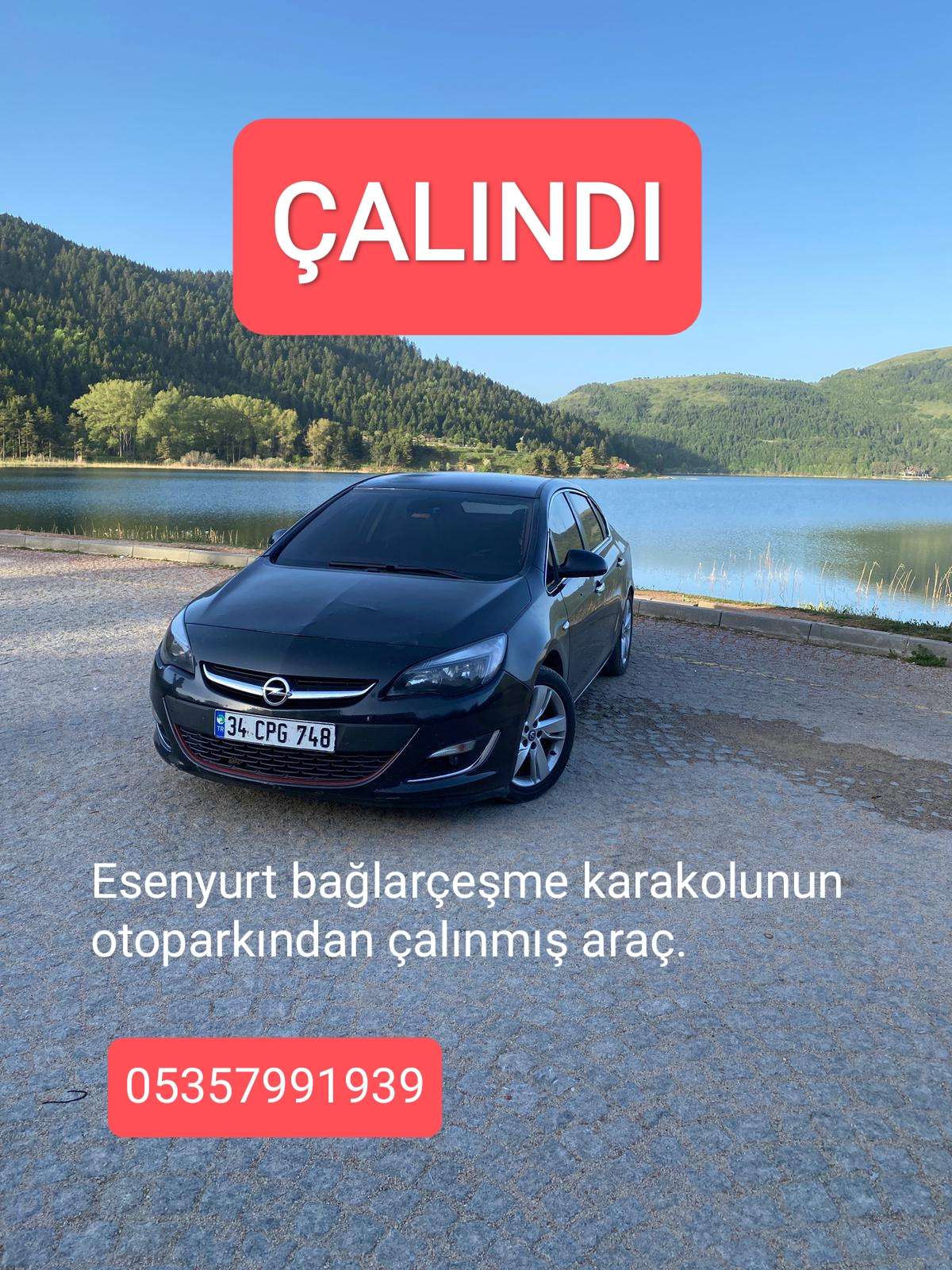 Aracım Esenyurt'ta karakolun otoparkında calındı