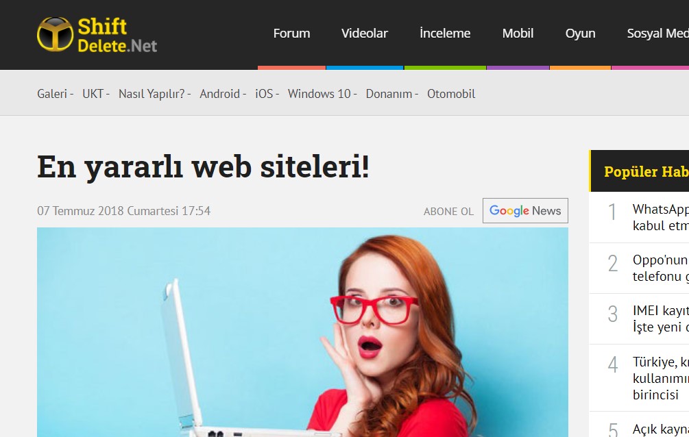 En yararlı web siteleri!